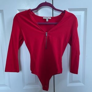 Women’s Express Red Bodysuit